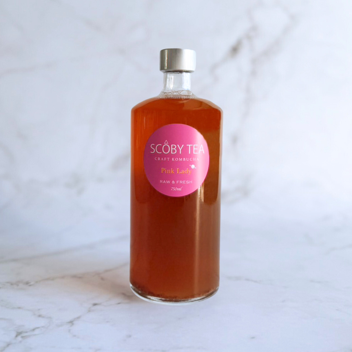 Pink Lady -ピンクレディー- 750ml - 生コンブチャ専門店 | SCOBY TEA Pink Lady -ピンクレディー- 750ml - 生コンブチャ専門店 | SCOBY TEA