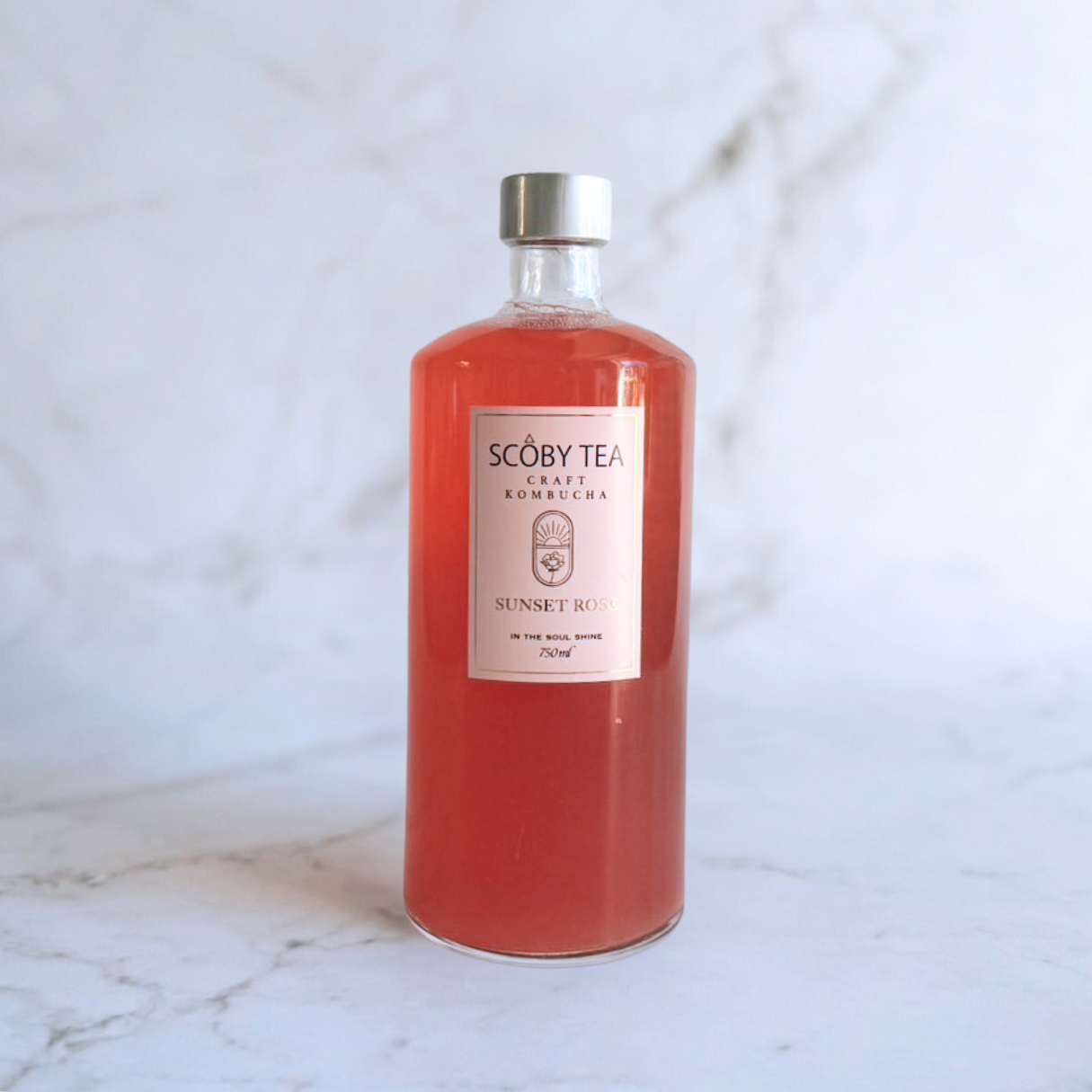 SCOBY TEA SUNSET ROSE-サンセットローズ - 750ml
