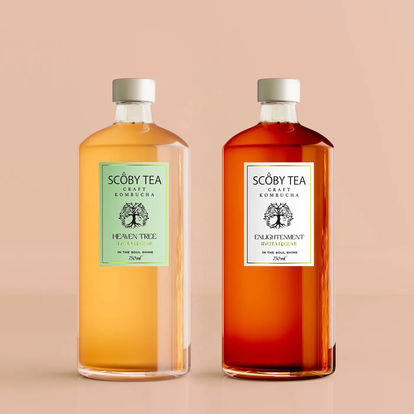 SCOBY TEA × RYOTA KOGENJI（HEAVEN TREE & ENLIGHTENMENT）2本セット - 750ml【送料無料】